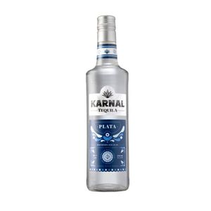 TEQUILA EL KARNAL PLATA 700 ML