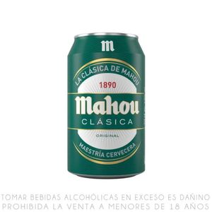 CERVEZA MAHOU CLASICA LATA 330 ML