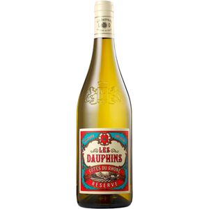 Les Dauphins Cotes D Rhone Blanco 750ml