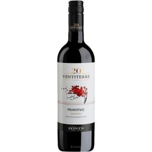 ZONIN PRIMITIVO SALENTO VENTIERRE 75OML